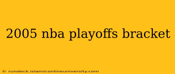 2005 nba playoffs bracket