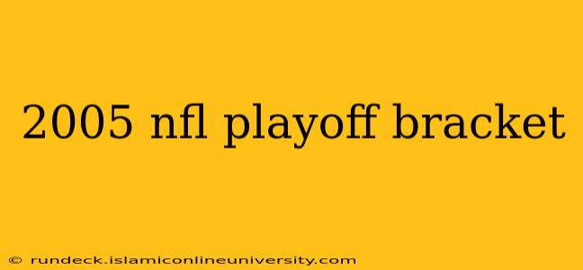 2005 nfl playoff bracket