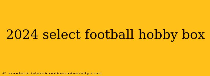 2024 select football hobby box
