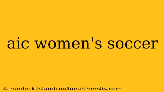 aic women's soccer