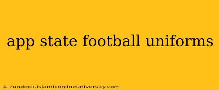 app state football uniforms