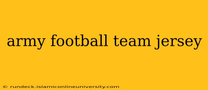 army football team jersey