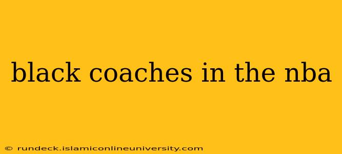 black coaches in the nba