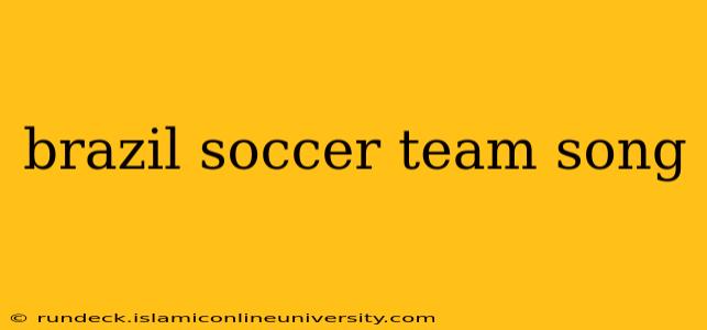 brazil soccer team song