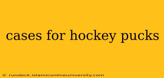 cases for hockey pucks