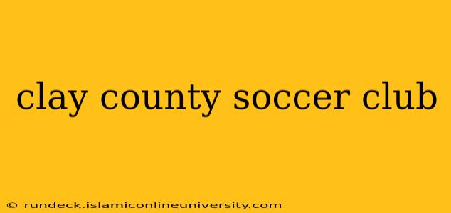 clay county soccer club