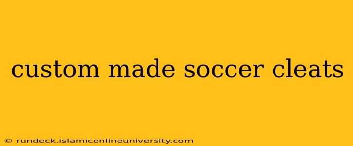custom made soccer cleats