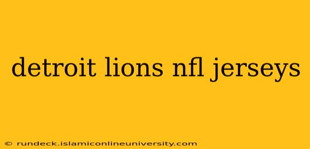 detroit lions nfl jerseys