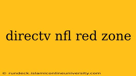 directv nfl red zone
