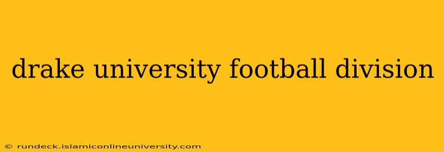 drake university football division
