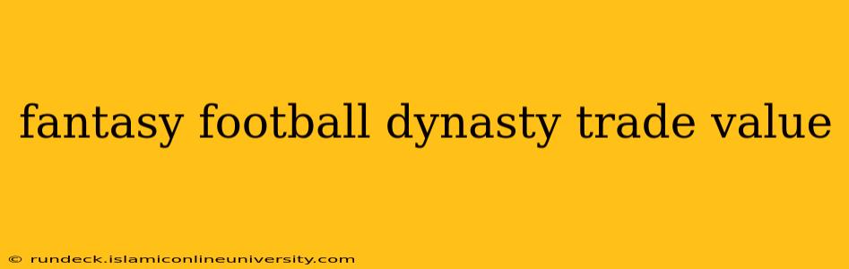 fantasy football dynasty trade value