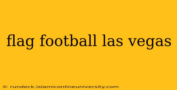 flag football las vegas