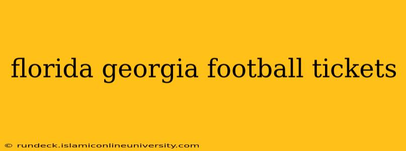 florida georgia football tickets