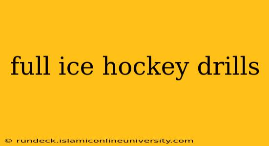 full ice hockey drills