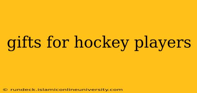 gifts for hockey players