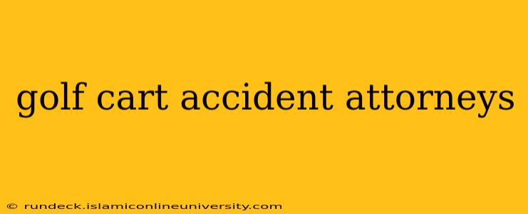 golf cart accident attorneys