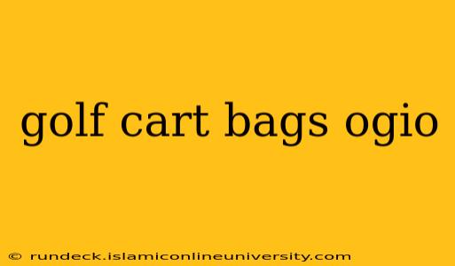 golf cart bags ogio