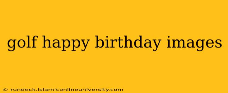 golf happy birthday images