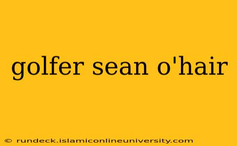 golfer sean o'hair