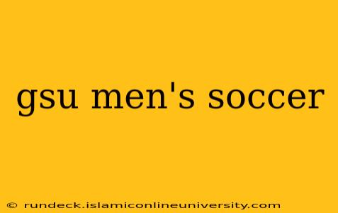 gsu men's soccer