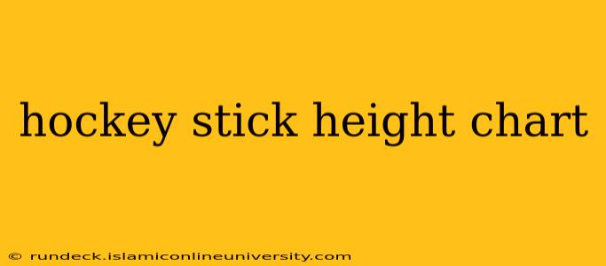 hockey stick height chart
