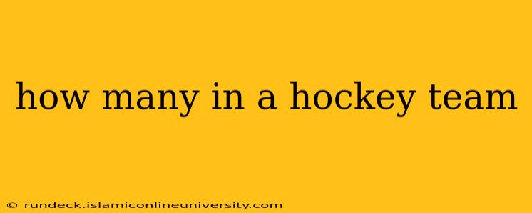 how many in a hockey team