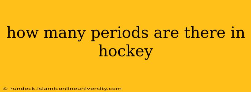 how many periods are there in hockey