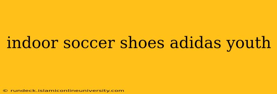 indoor soccer shoes adidas youth