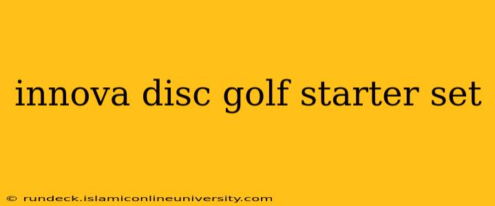 innova disc golf starter set