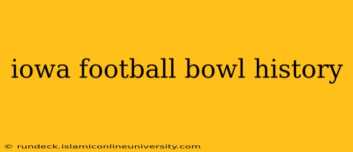 iowa football bowl history