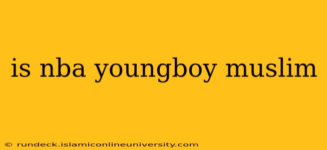 is nba youngboy muslim