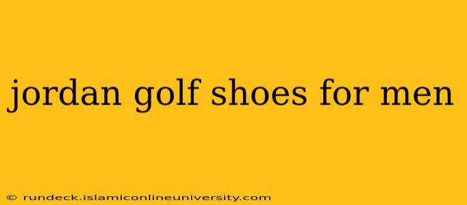 jordan golf shoes for men