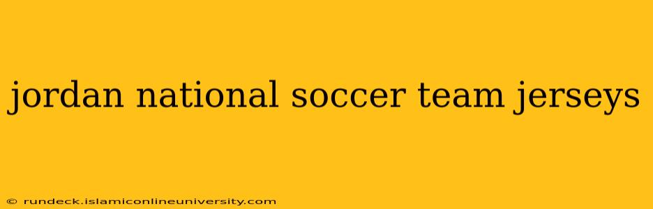 jordan national soccer team jerseys