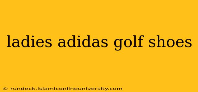 ladies adidas golf shoes