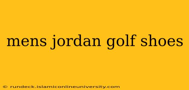 mens jordan golf shoes