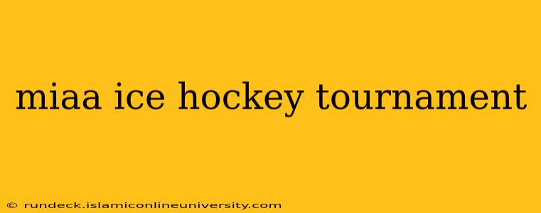 miaa ice hockey tournament
