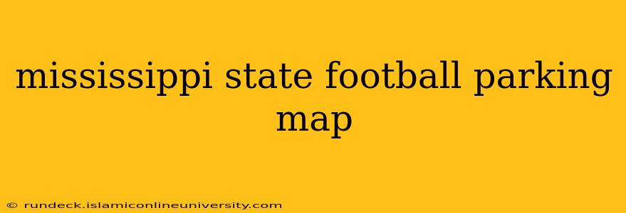 mississippi state football parking map