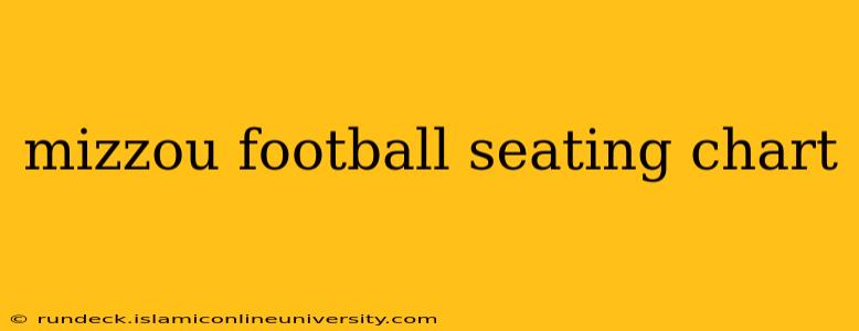 mizzou football seating chart