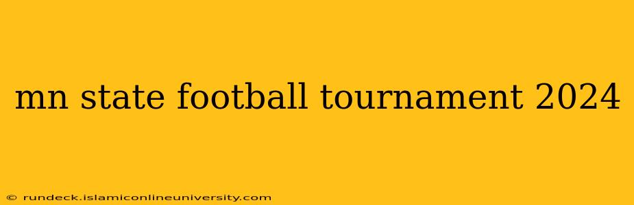 mn state football tournament 2024