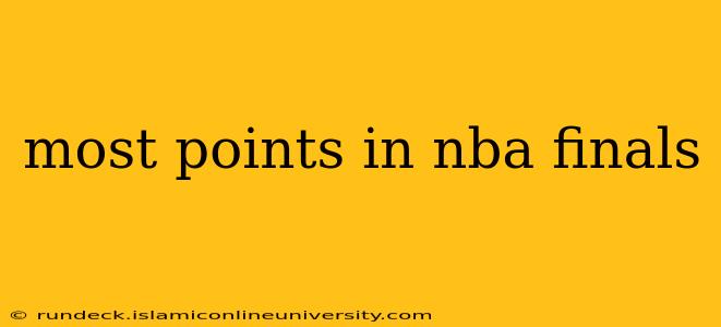 most points in nba finals