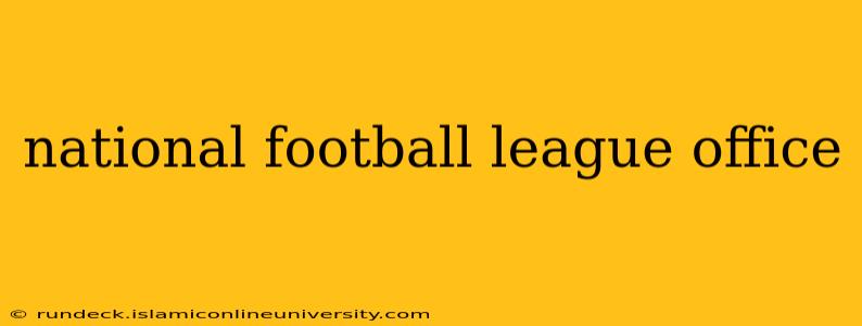 national football league office