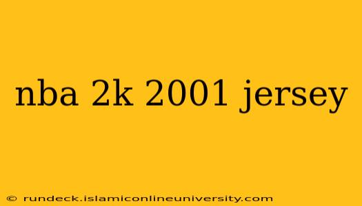 nba 2k 2001 jersey
