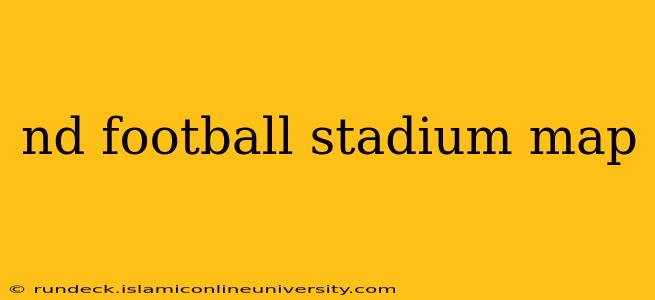 nd football stadium map