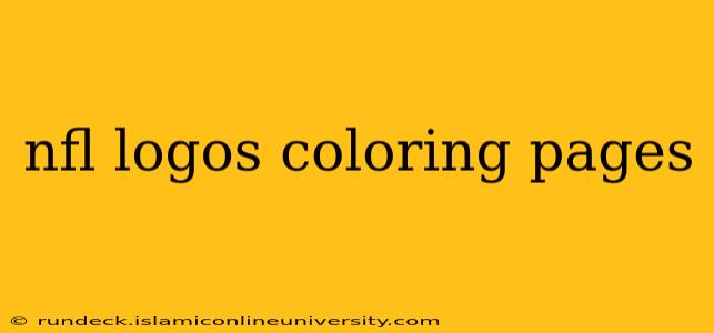 nfl logos coloring pages