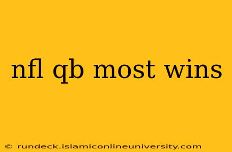 nfl qb most wins