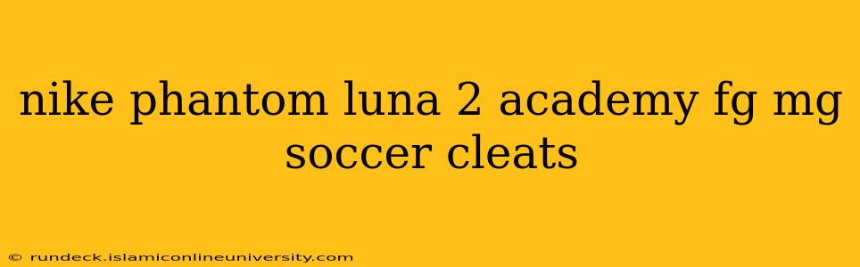nike phantom luna 2 academy fg mg soccer cleats