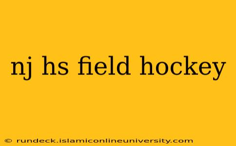 nj hs field hockey