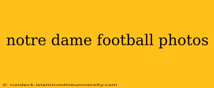 notre dame football photos