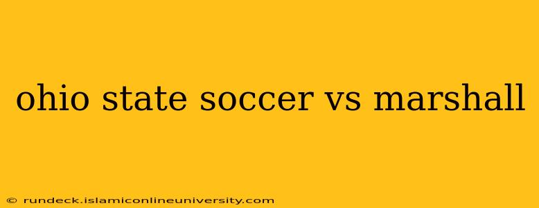 ohio state soccer vs marshall