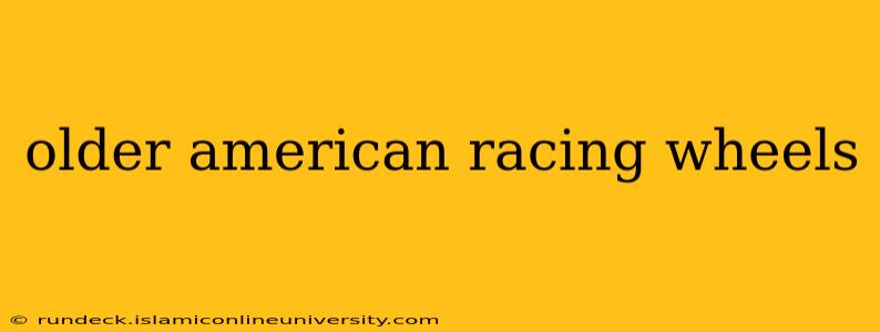 older american racing wheels